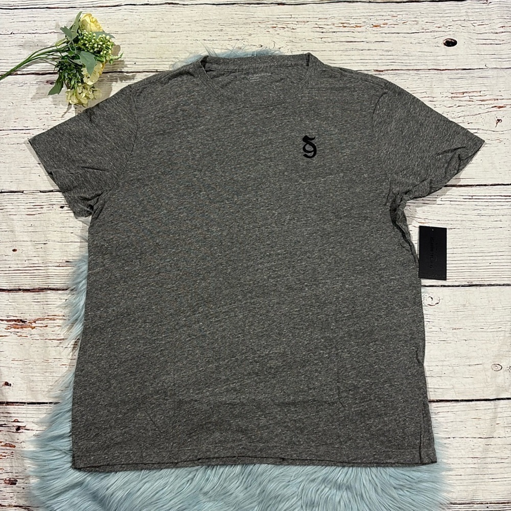 NWT Spiritual Gangster Classic Monogram Tee in Heather Gray Size XL New
